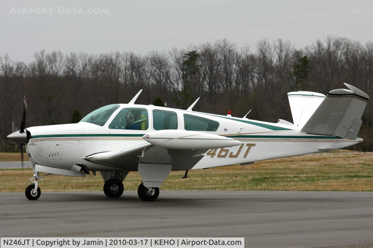 N246JT, 1978 Beech V35B Bonanza C/N D-10079, I wonder if that's original interior.  Who has yellow seats these days?