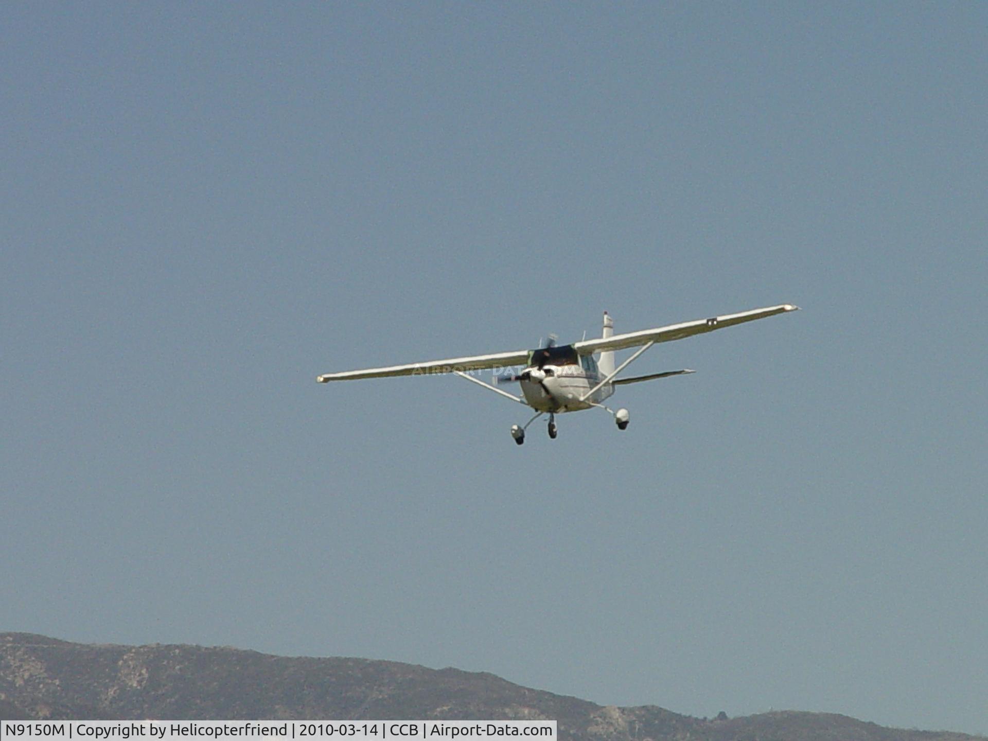 N9150M, 1970 Cessna U206E Stationair C/N U20601550, High and fast on final to Cable