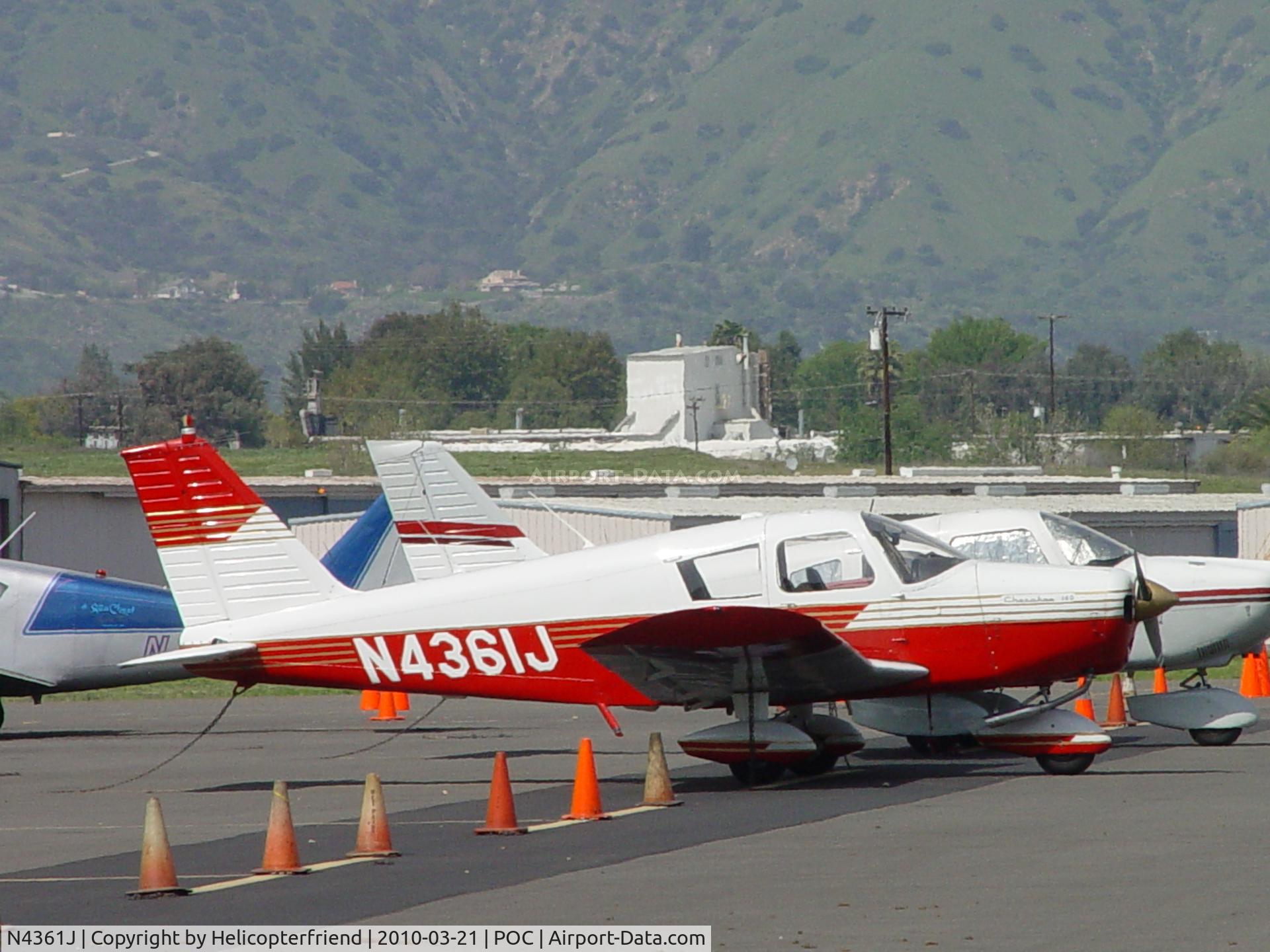 N4361J, 1967 Piper PA-28-140 C/N 28-22739, Parked at Brackett's Sunday aircraft and old car display