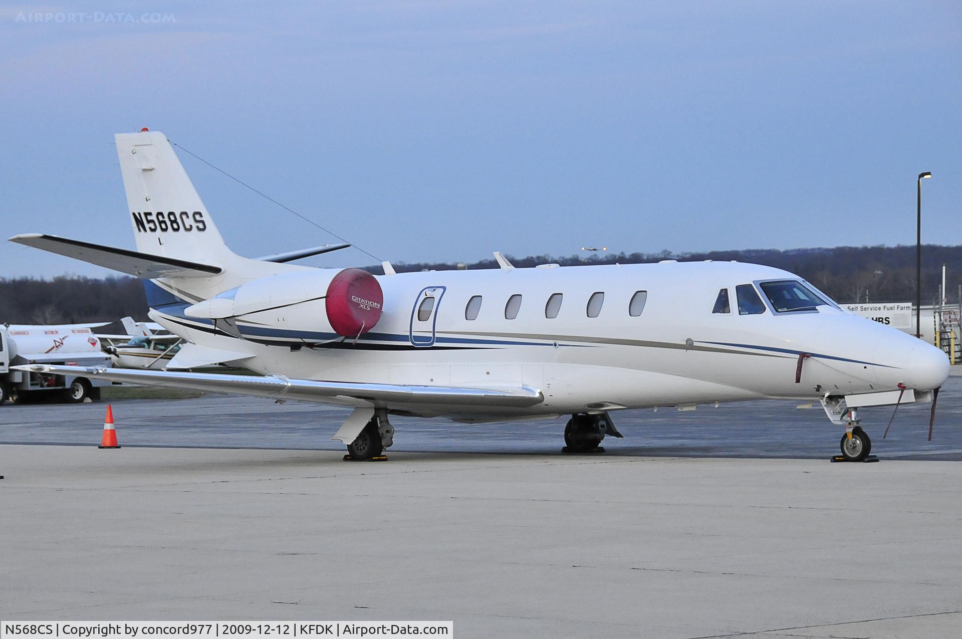 N568CS, 2006 Cessna 560XLS Citation Excel C/N 560-5637, Seen at KFDK 0n 12/12/2009