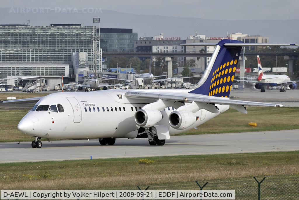 D-AEWL, 1989 British Aerospace BAe.146-300 C/N E3123, at Fra