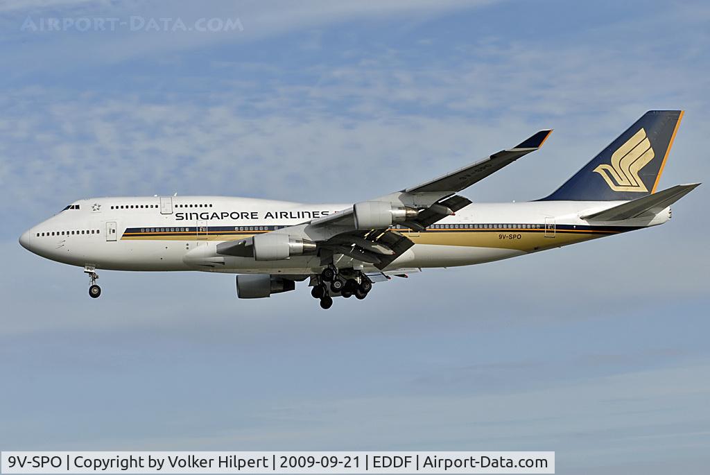 9V-SPO, 2001 Boeing 747-412 C/N 28028, Singapore Airlines