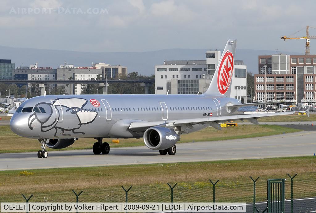 OE-LET, 2009 Airbus A321-211 C/N 3830, Niki