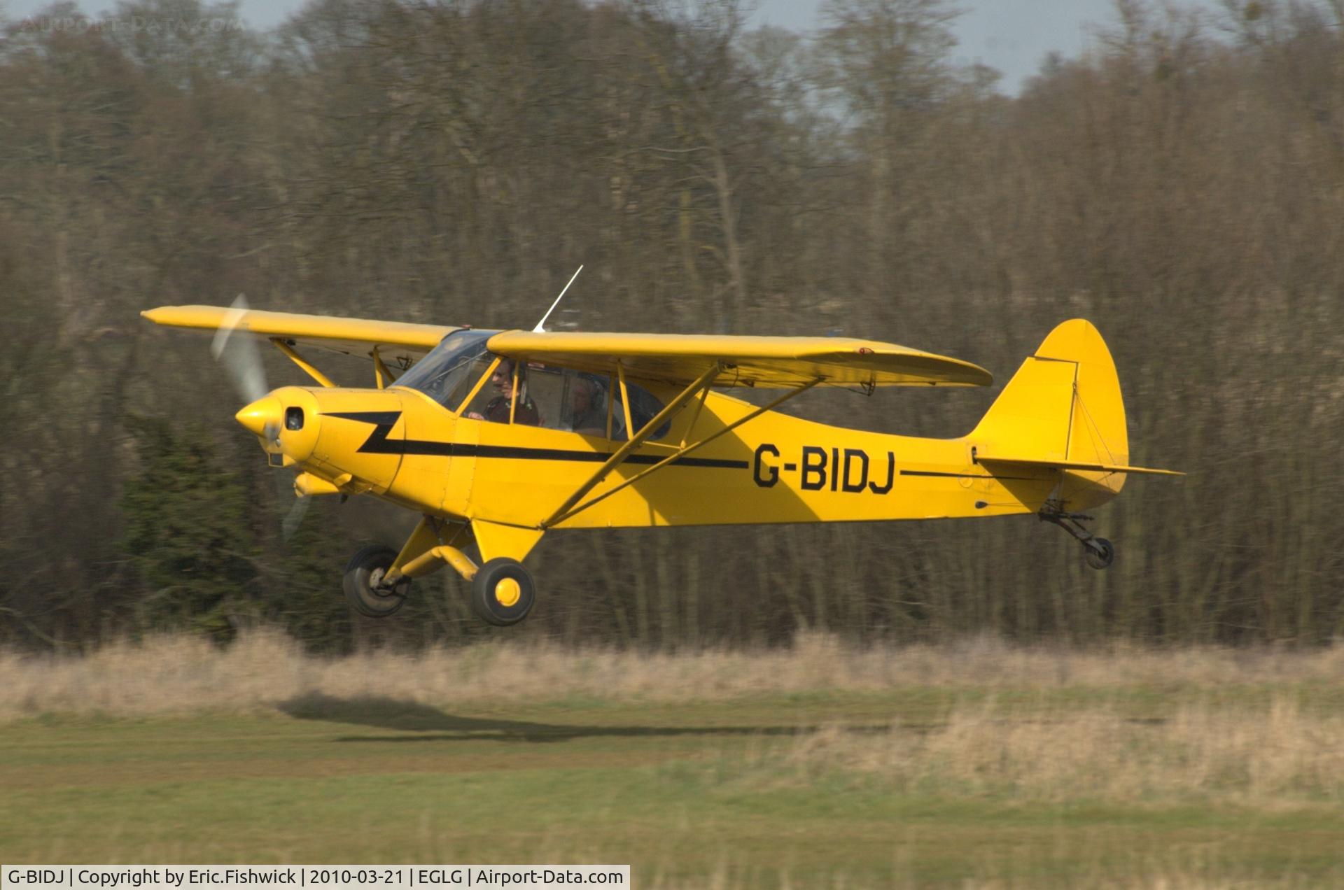 G-BIDJ, 1957 Piper PA-18A-150 Super Cub C/N 18-6007, 4. G-BIDJ at Panshanger