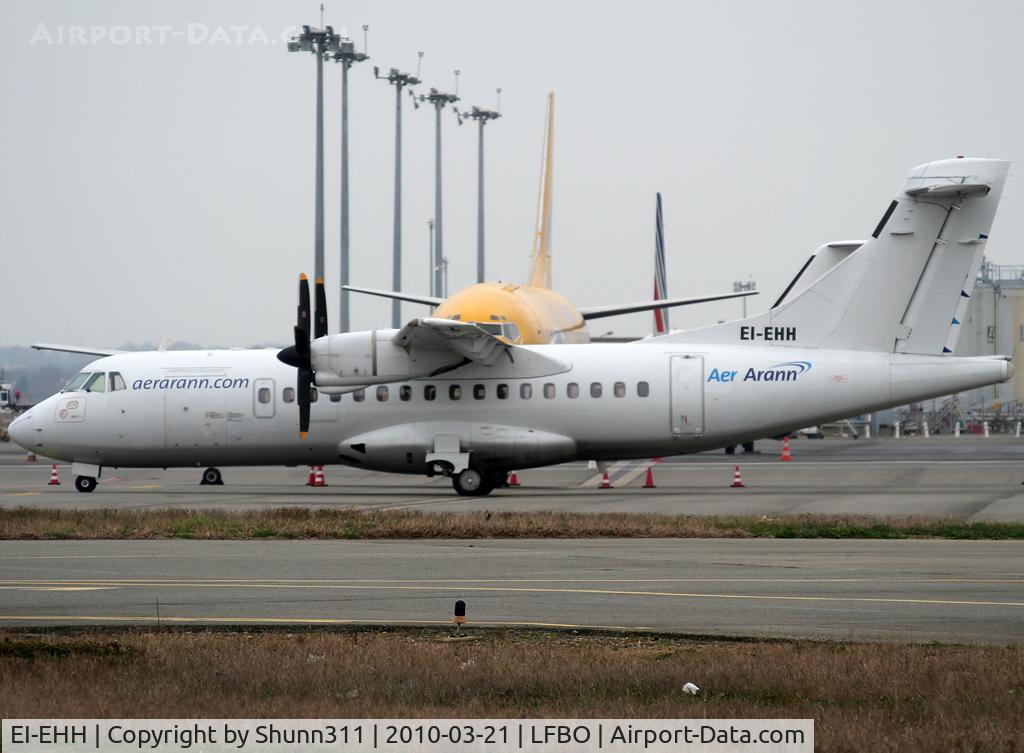 EI-EHH, 1990 ATR 42-300 C/N 196, Parked at the General Aviation area...