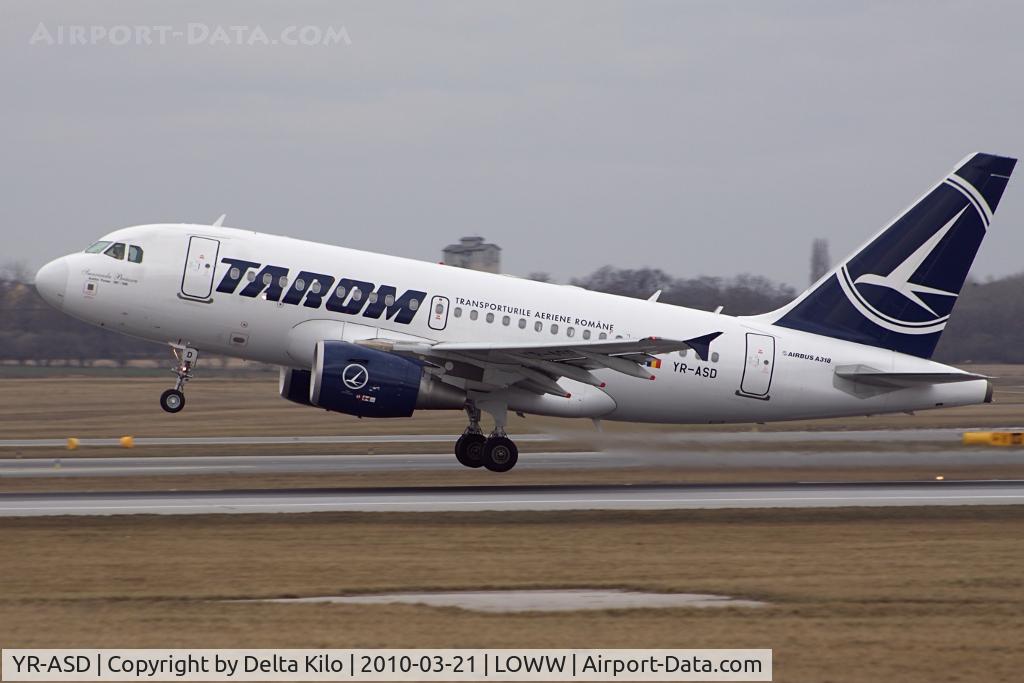 YR-ASD, 2007 Airbus A318-111 C/N 3225, TAROM