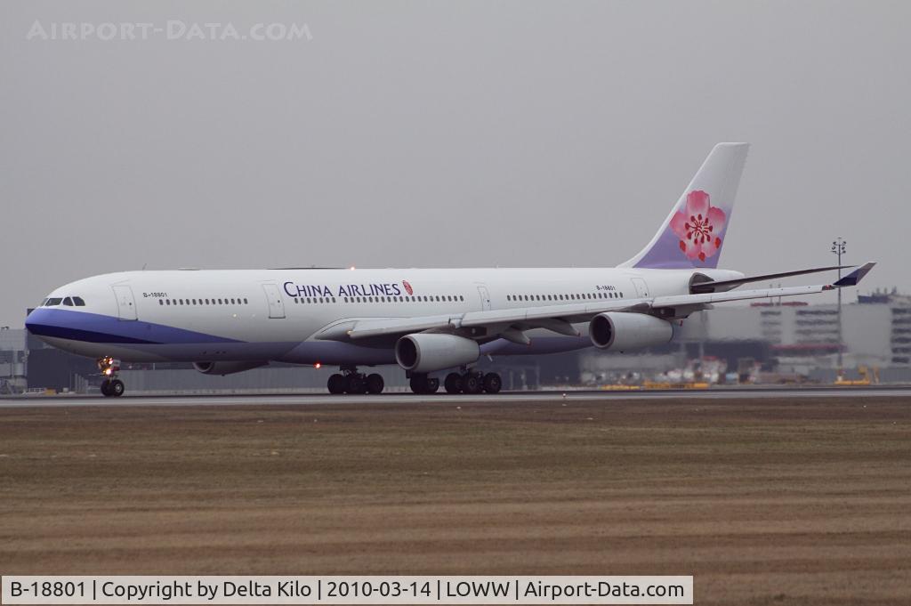 B-18801, 2001 Airbus A340-313 C/N 402, China Airlines