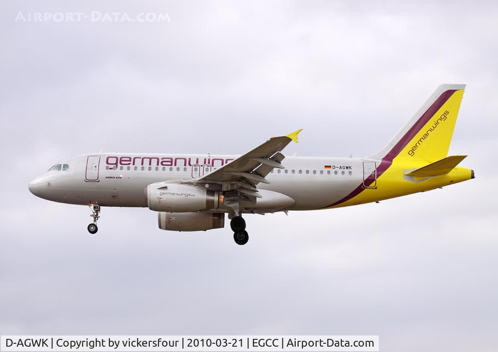 D-AGWK, 2008 Airbus A319-132 C/N 3500, Germanwings