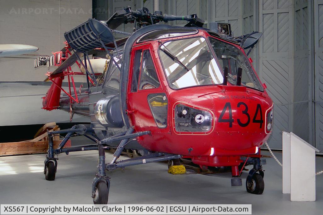 XS567, 1964 Westland Wasp HAS.1 C/N F9578, Westland Wasp HAS1 at the Imperial War Museum, Duxford in 1996.