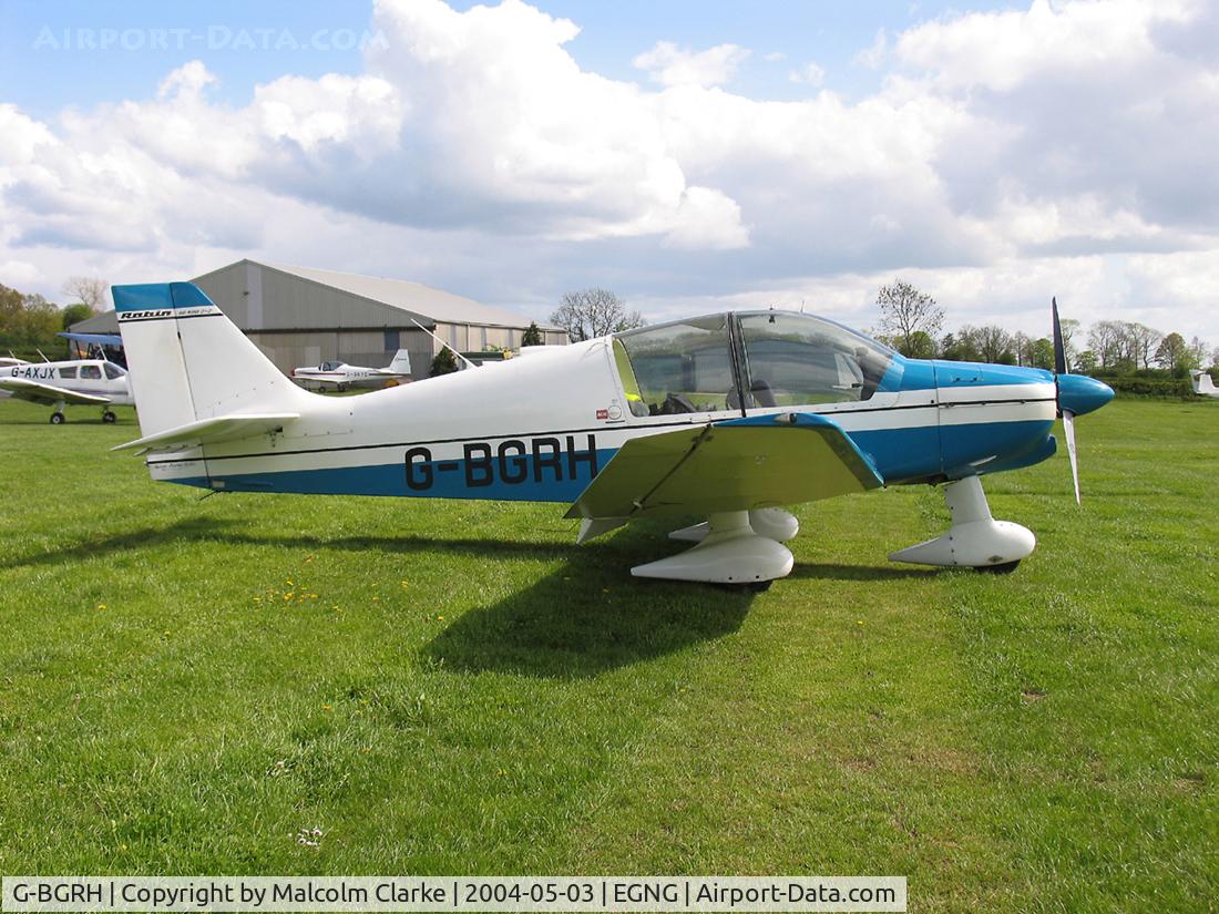 G-BGRH, 1979 Robin DR-400-108 Dauphin 2+2 C/N 1411, Robin DR-400-108 Dauphin 2+2 at Bagby Airfield's May Fly-in in 2004.