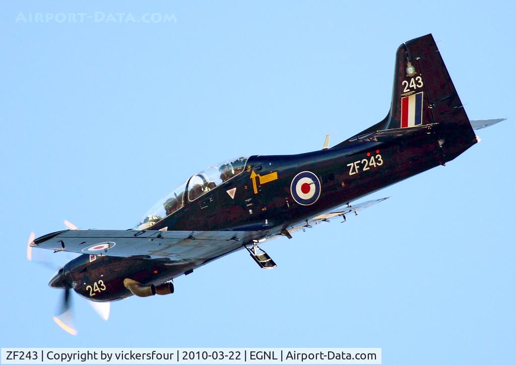 ZF243, 1990 Short S-312 Tucano T1 C/N S048/T44, Royal Air Force. Operated by 1 FTS.