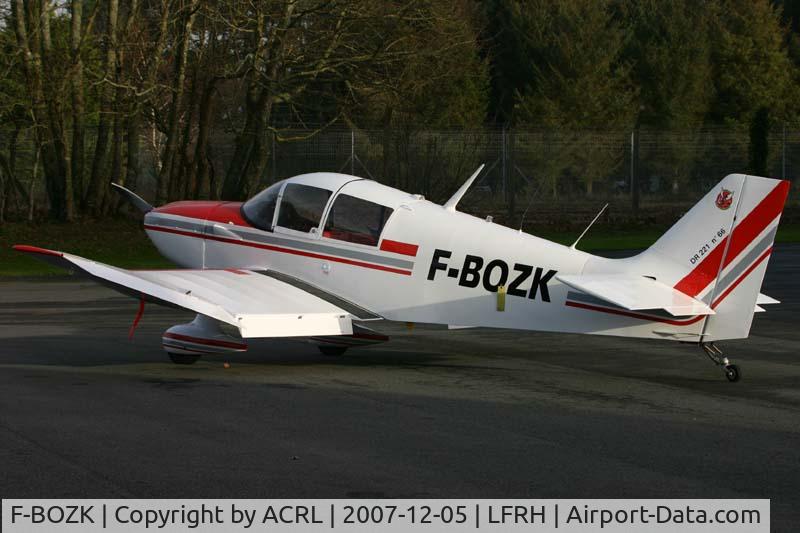 F-BOZK, CEA Jodel DR-221 Dauphin C/N 66, ZK is training plane at ACRL, Aero Club de la Region de Lorient - LFRH