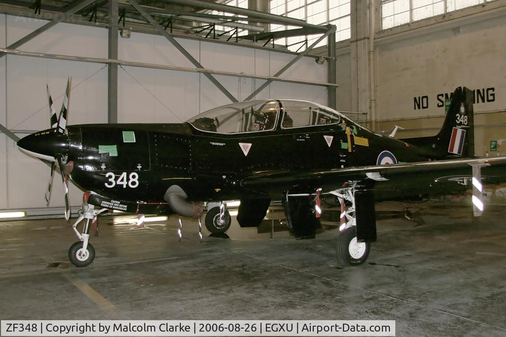 ZF348, Short S-312 Tucano T1 C/N S112/T83, Short S-312 Tucano T1 in the paint shop at RAF Linton-on-Ouse in 2006.