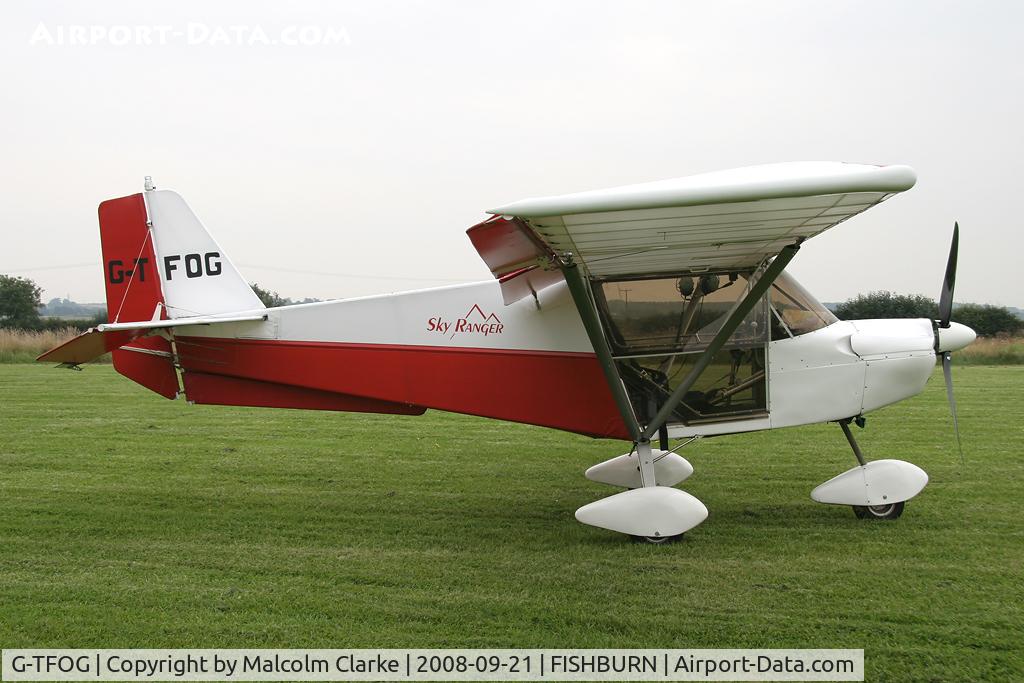 G-TFOG, 2006 Skyranger 912(2) C/N BMAA/HB/494, Skyranger 912(2) at Fishburn Airfield, UK in 2008.