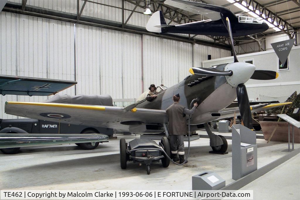 TE462, 1945 Supermarine 361 Spitfire LF.XVIe C/N CBAF.IX.4596, Supermarine 361 Spitfire LF16E at the Museum of Flight, East Fortune in 1993.
