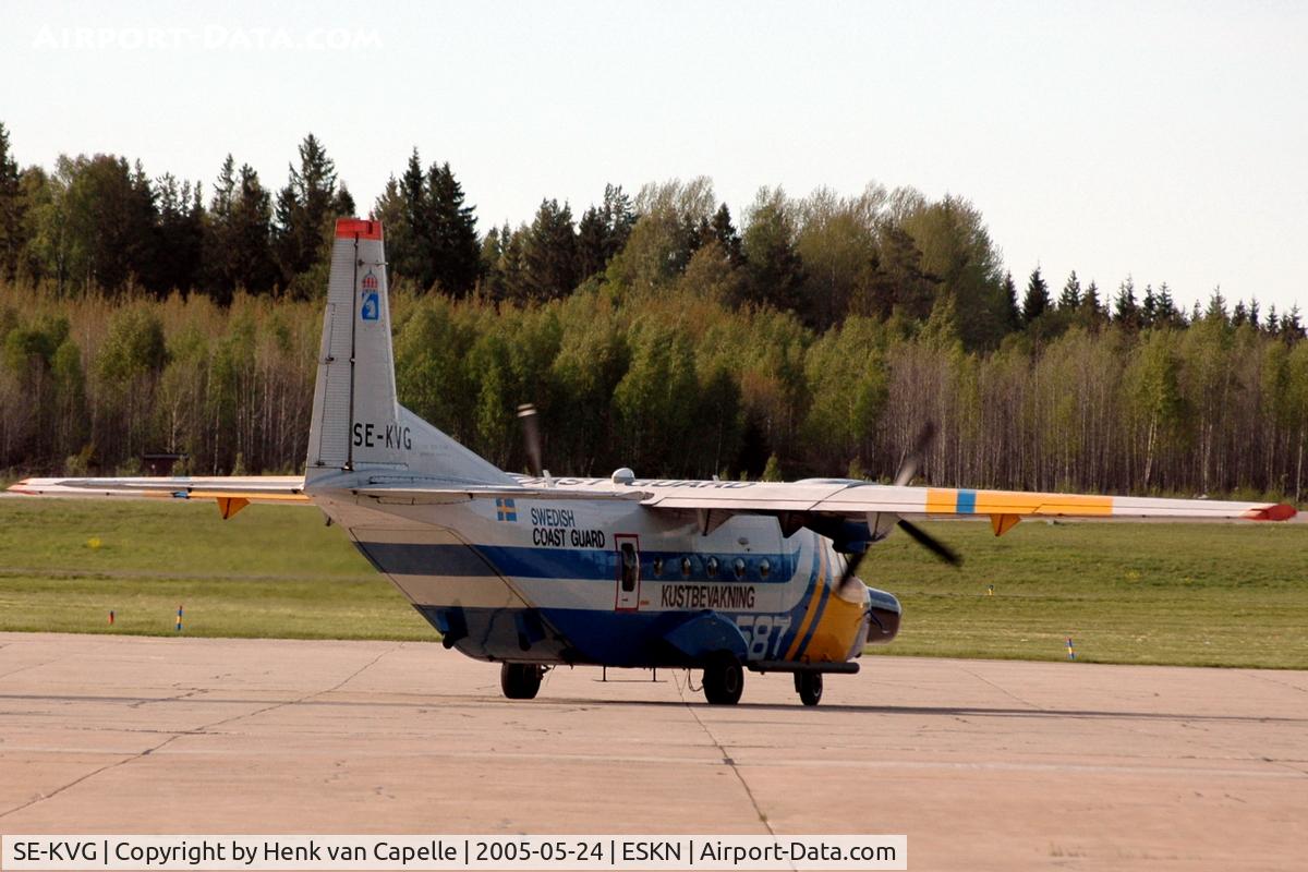 SE-KVG, 1981 CASA C-212-200 Aviocar C/N 229, Patrol aircraft of the Swedish Coast Guard.