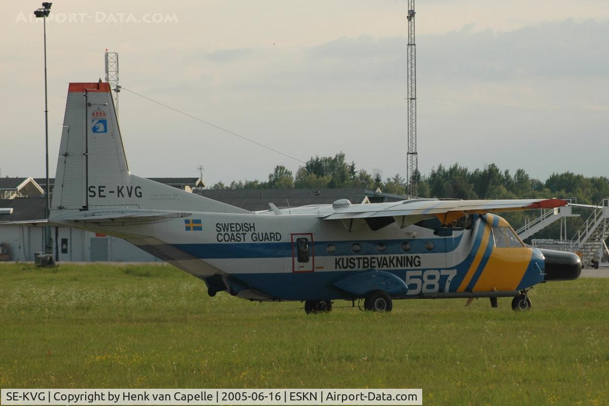 SE-KVG, 1981 CASA C-212-200 Aviocar C/N 229, Patrol aircraft of the Swedish Coast Guard.