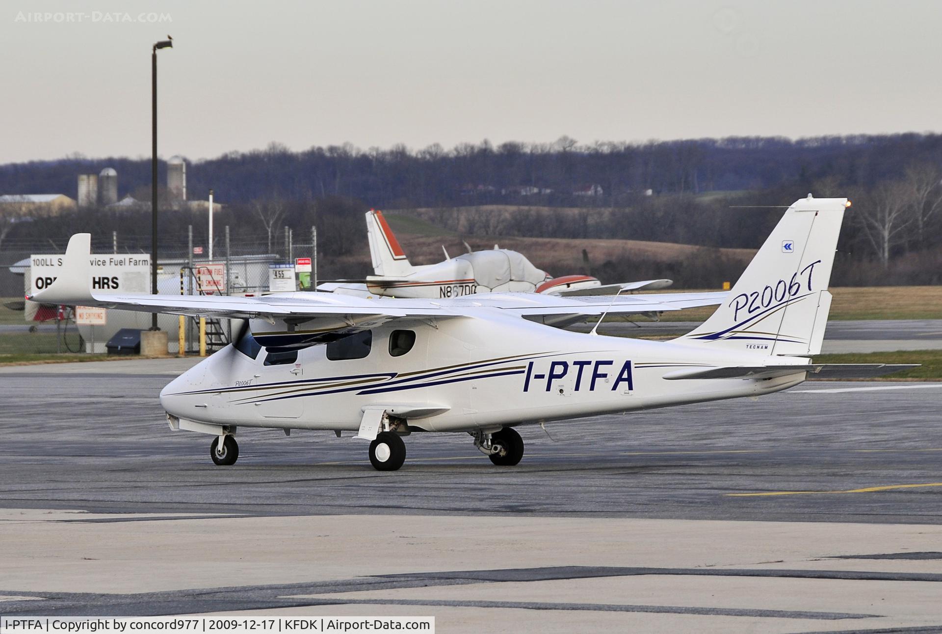 I-PTFA, Tecnam P-2006T C/N Not found I-PTFA, Tecnam P2006T, seen at KFDK on 12/17/2009.