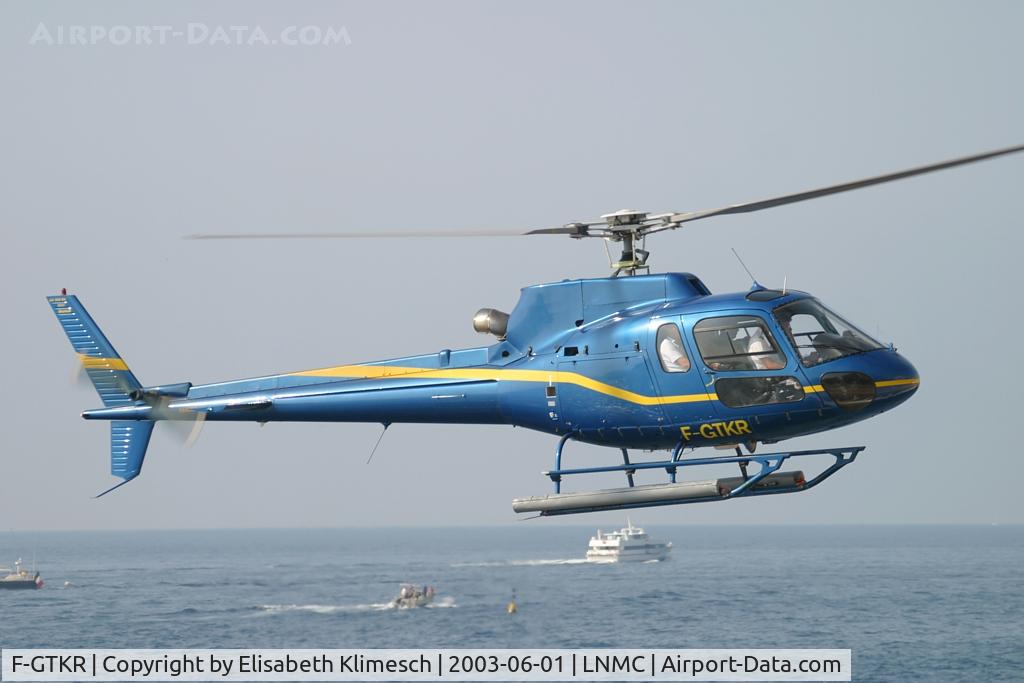 F-GTKR, 2002 Eurocopter AS-350B-2 Ecureuil Ecureuil C/N 9051, at Monaco Heliport