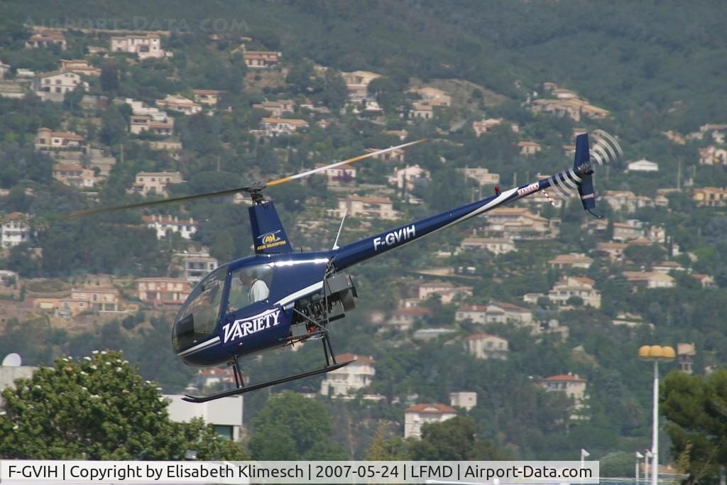 F-GVIH, Robinson R 22 MARINER C/N 3297M, at Cannes Airport