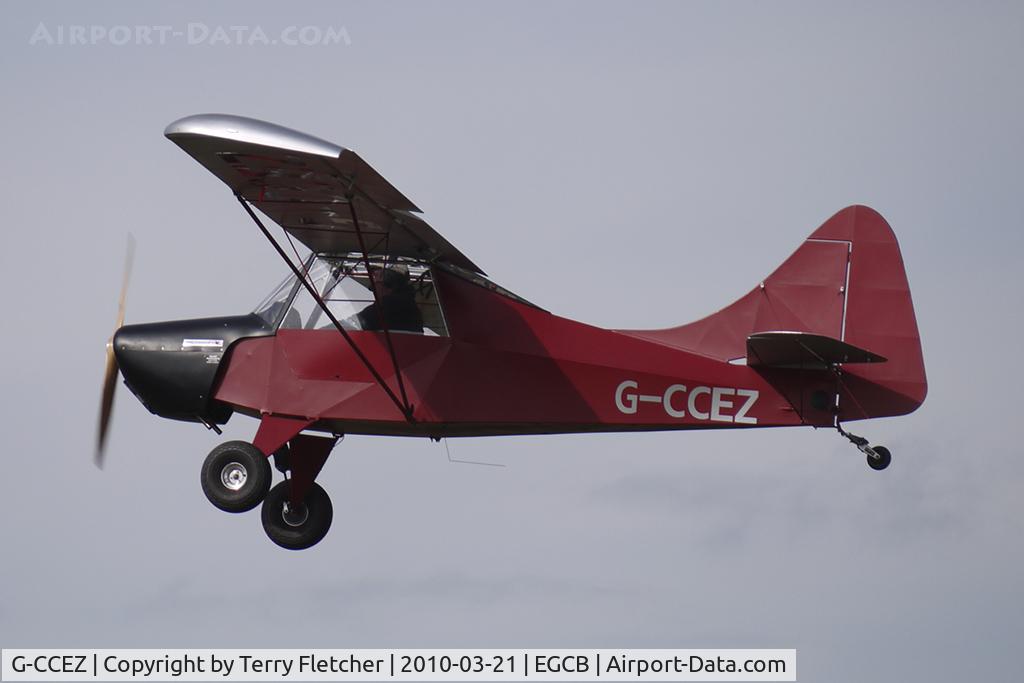 G-CCEZ, 2003 Easy Raider J2.2(2) C/N BMAA/HB/220, Easy Raider climbs away from Barton