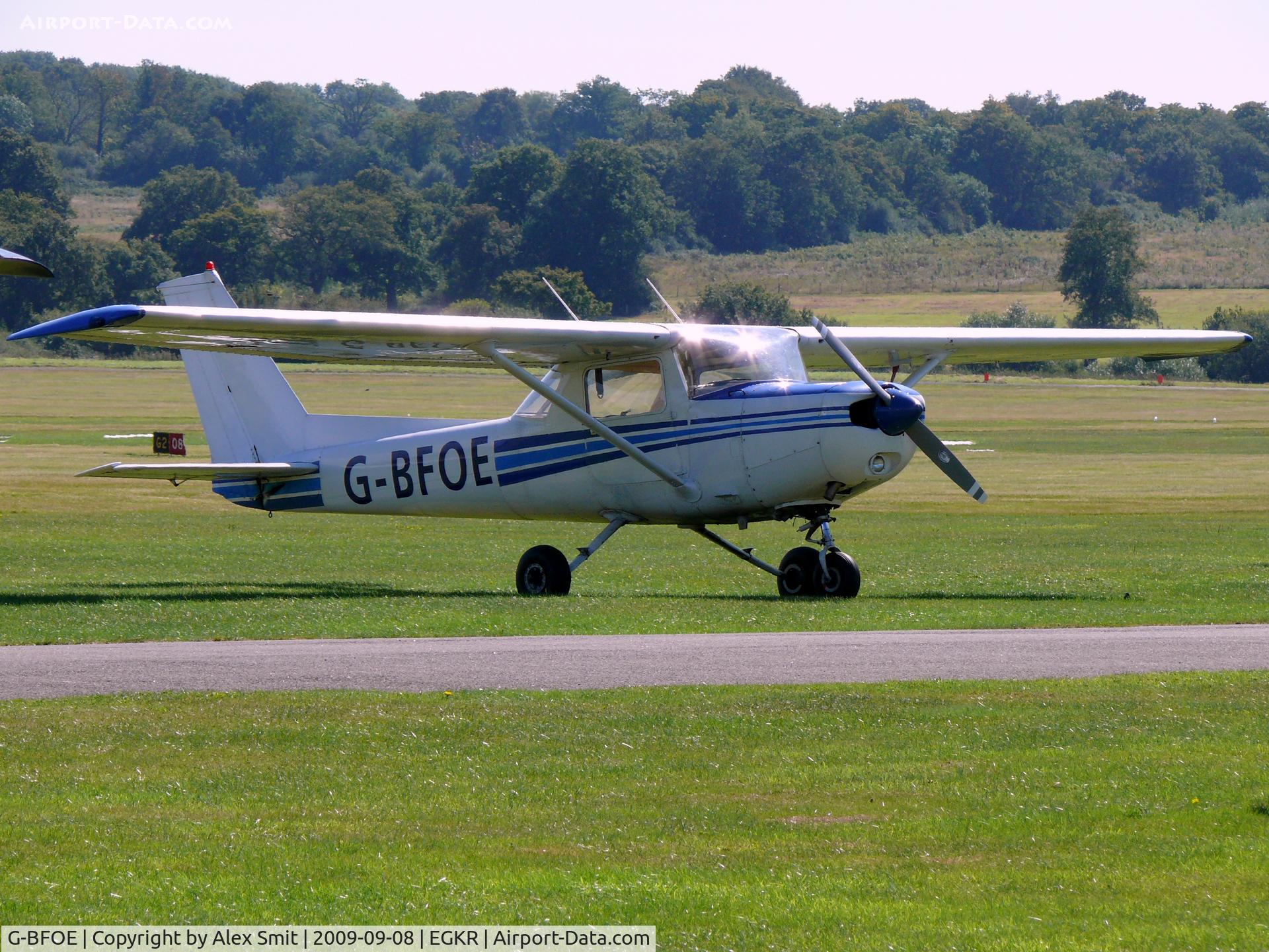 G-BFOE, 1978 Reims F152 C/N 1475, Cessna CF152 G-BFOE Redhill Air Services