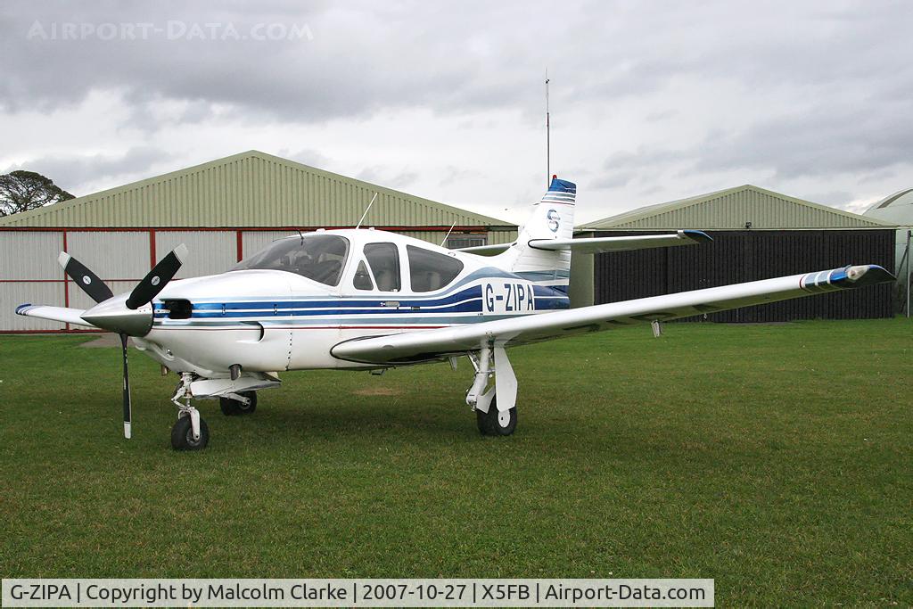 G-ZIPA, 1979 Rockwell Commander 114A C/N 14505, Rockwell Commander 114A at Fishburn Airfield, UK in 2007.