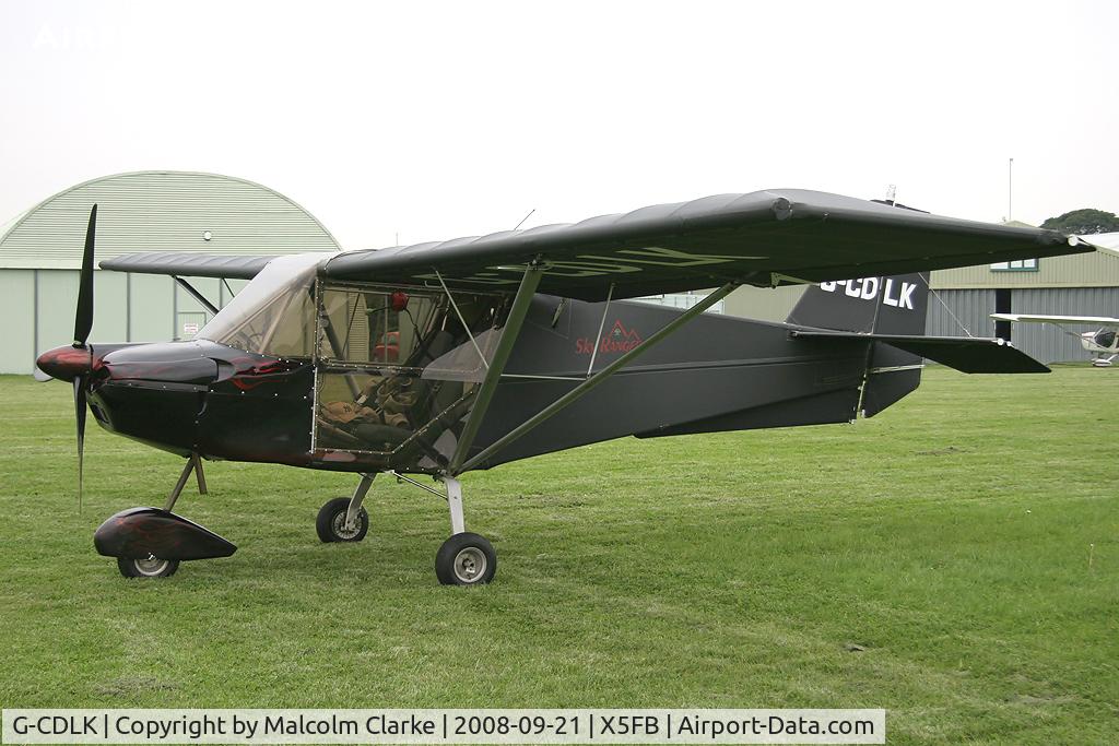 G-CDLK, 2005 Best Off Skyranger Swift 912S(1) C/N BMAA/HB/452, Best Off Skyranger 912S(1) at Fishburn Airfield, UK in 2008.
