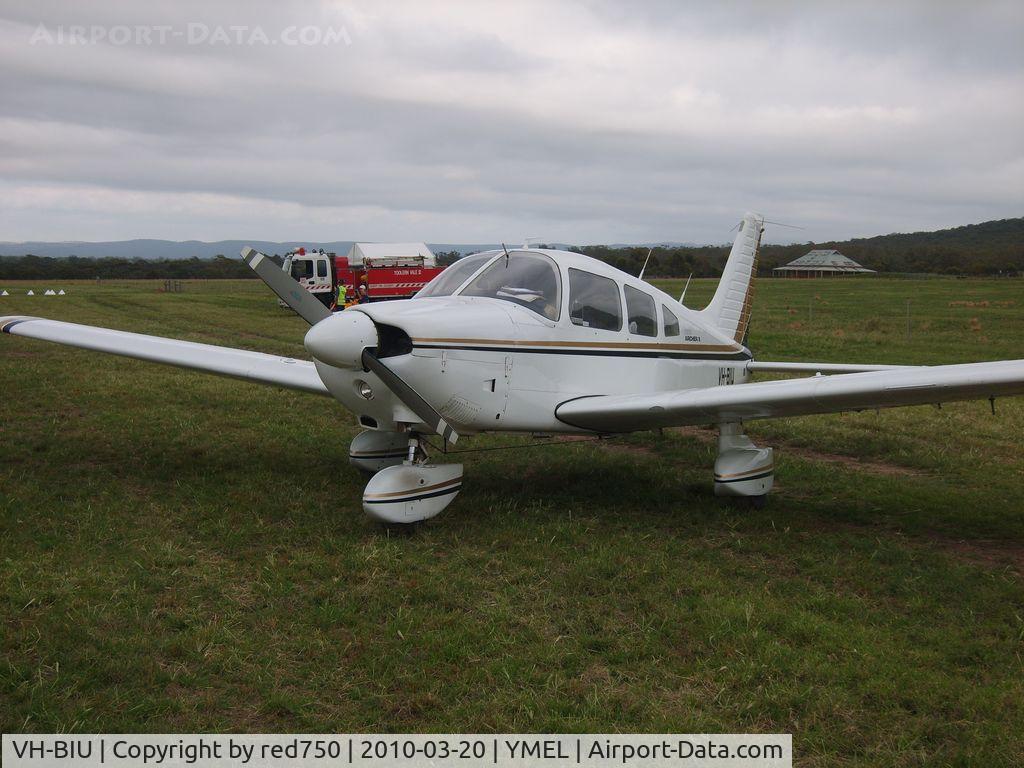 VH-BIU, 1979 Piper PA-28-181 C/N 28-7990537, Taken at Melton airfield, at the airshow commemorating the 100th anniversary of controlled powered flight in Australia on 18 March 1910 by Harry Houdini