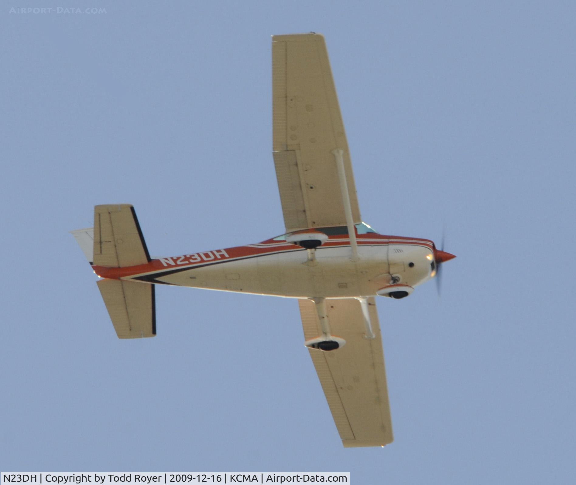 N23DH, 1975 Cessna 182P Skylane C/N 18264053, From the backyard