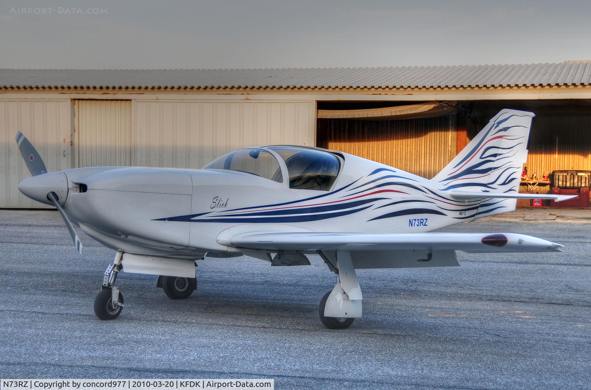 N73RZ, 1985 Stoddard-Hamilton Glasair RG C/N 558, Seen at KFDK 0n 3/20/2010