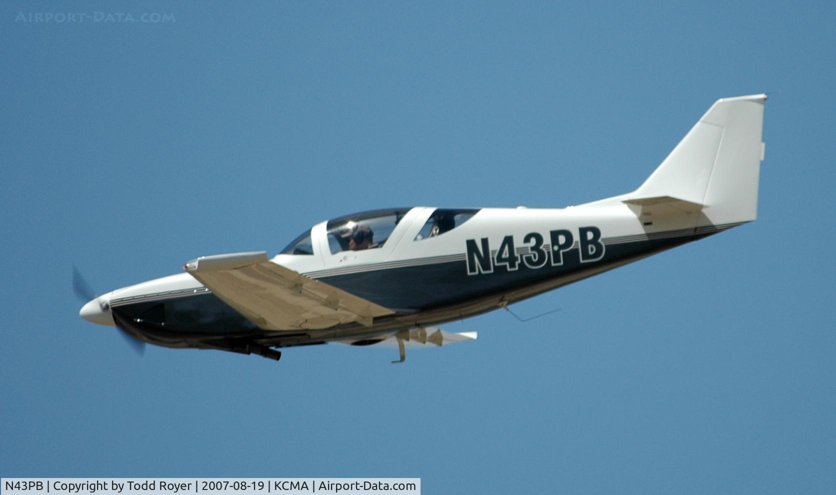 N43PB, 2001 Stoddard-Hamilton Glasair III C/N 3306, From the backyard