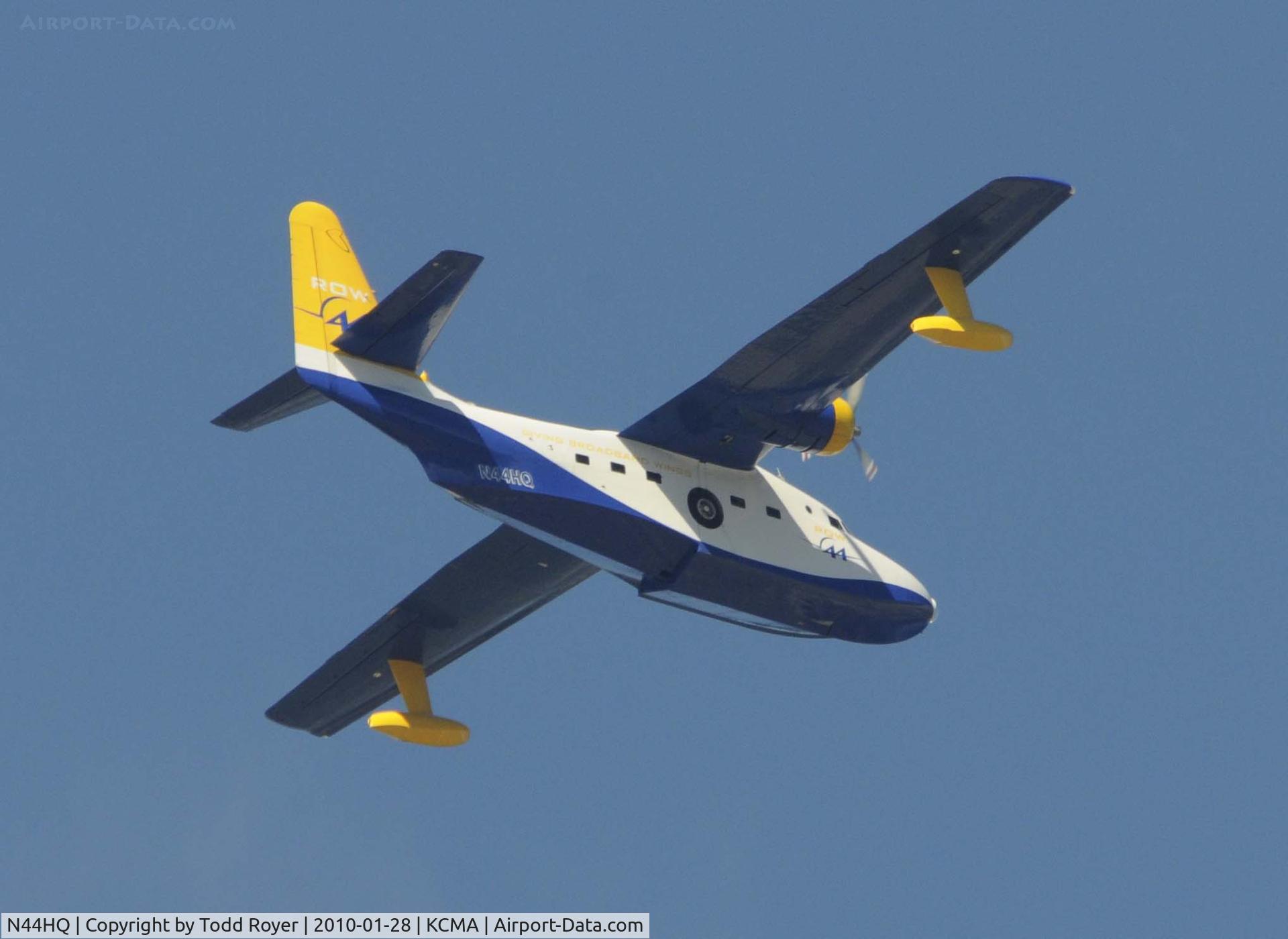 N44HQ, 1950 Grumman HU-16B Albatross C/N G-99, From the backyard