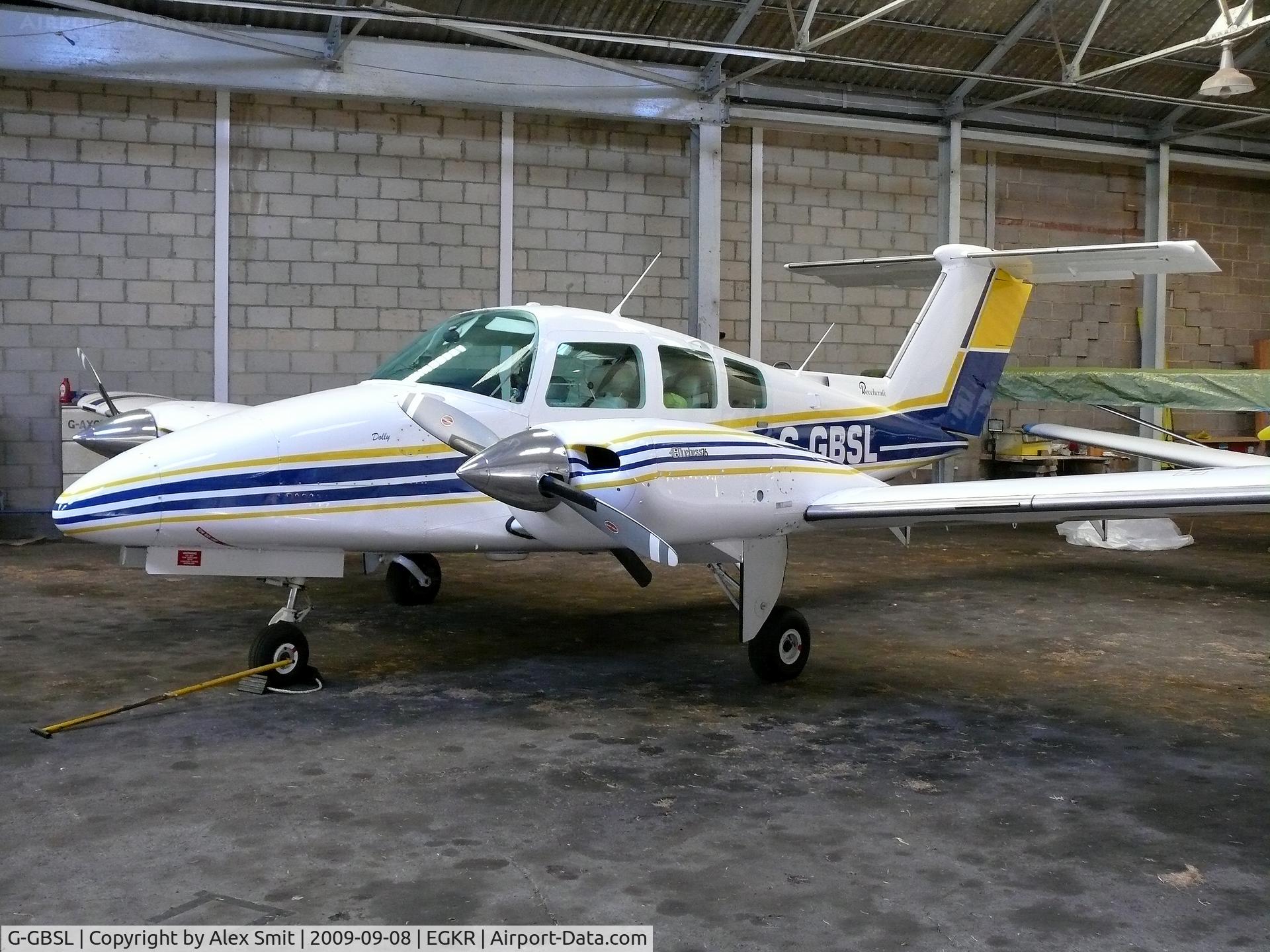 G-GBSL, 1979 Beech 76 Duchess C/N ME-265, Beechcraft Be76 Duchess G-GBSL Cundell