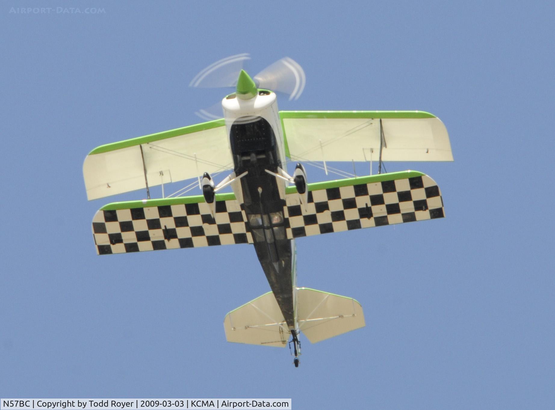 N57BC, 2001 Aviat Pitts S-2C Special C/N 6042, From the backyard