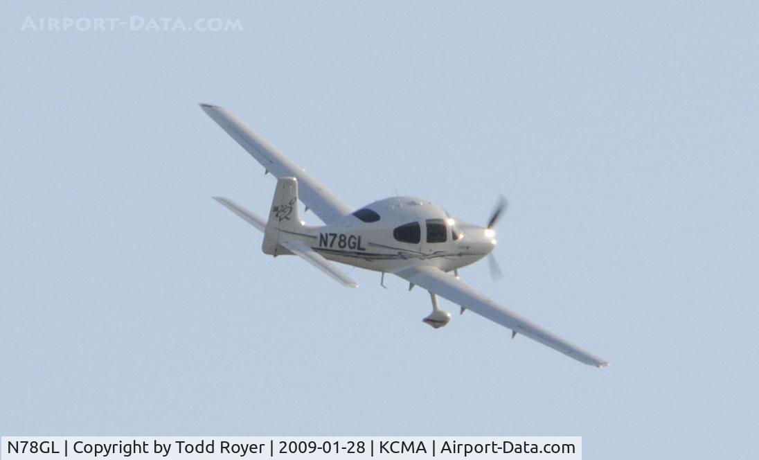 N78GL, 2007 Cirrus SR22 C/N 2333, From the backyard