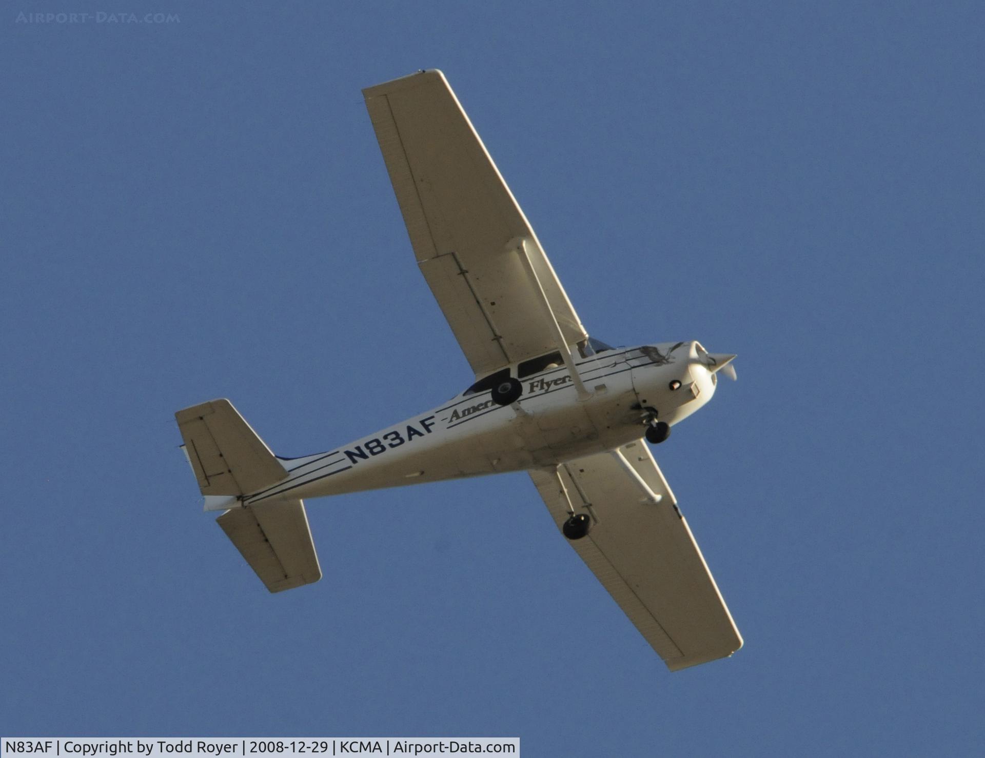 N83AF, 2001 Cessna 172R C/N 17281052, From the backyard