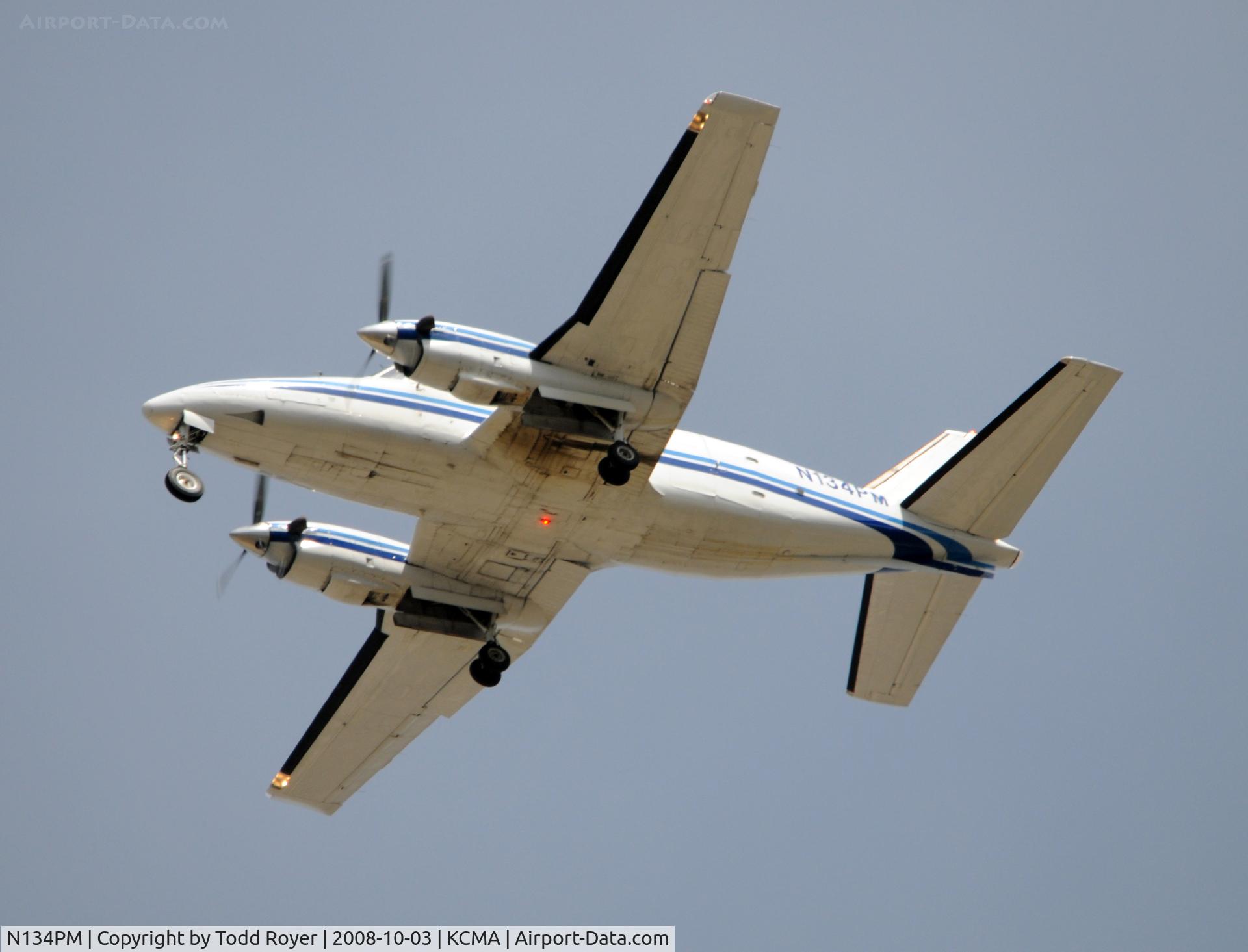 N134PM, 1968 Beech 99 C/N U-34, From the backyard