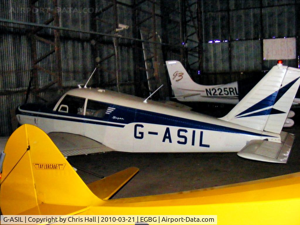 G-ASIL, 1963 Piper PA-28-180 Cherokee C/N 28-1350, Privately owned