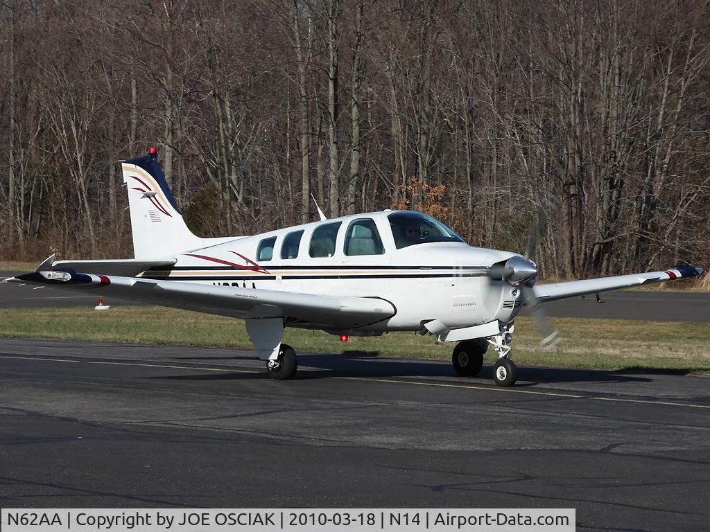 N62AA, 1991 Beech A36 Bonanza 36 C/N E-2605, Arriving at N14