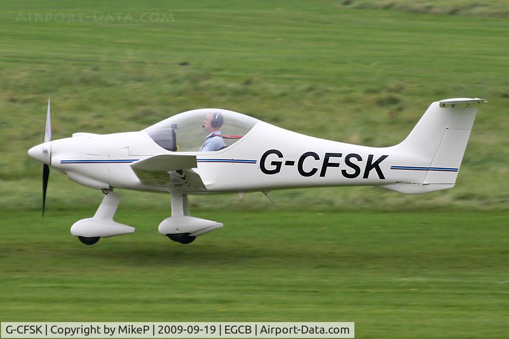 G-CFSK, 2009 Dyn'Aero MCR-01 C/N PFA 301-14704, Arriving at the September 2009 fly-in