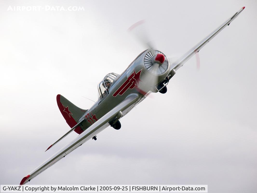 G-YAKZ, 1985 Yakovlev Yak-50 C/N 853206, Yakovlev Yak-50. One of the four members of the 