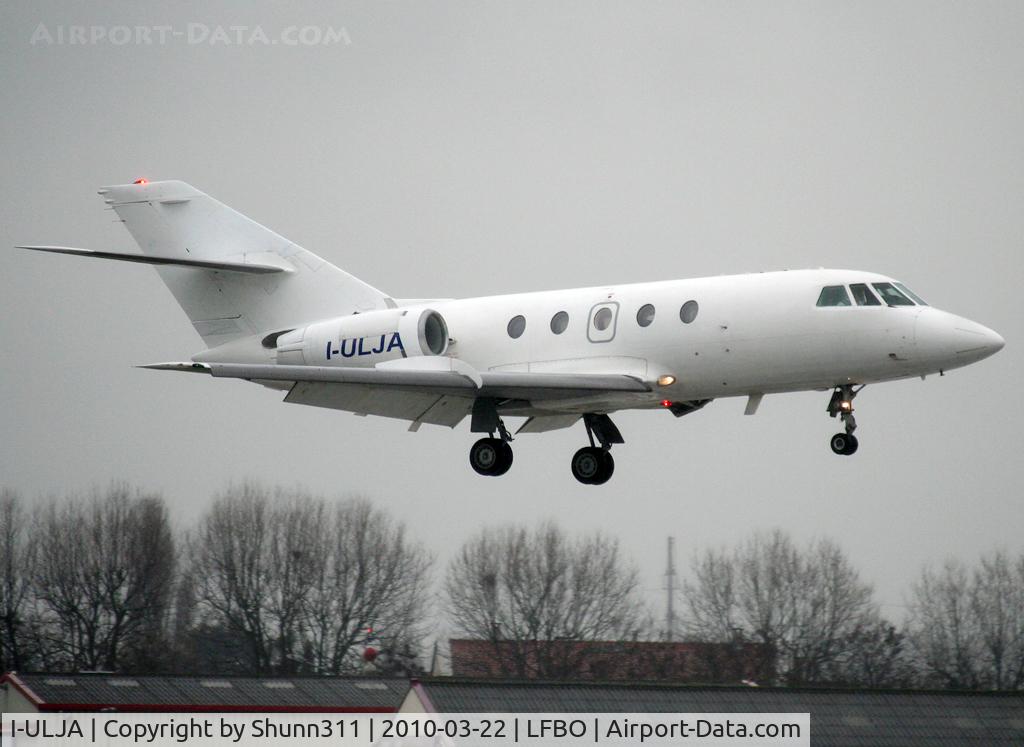 I-ULJA, 1978 Dassault Falcon (Mystere) 20F C/N 380, Landing rwy 32R