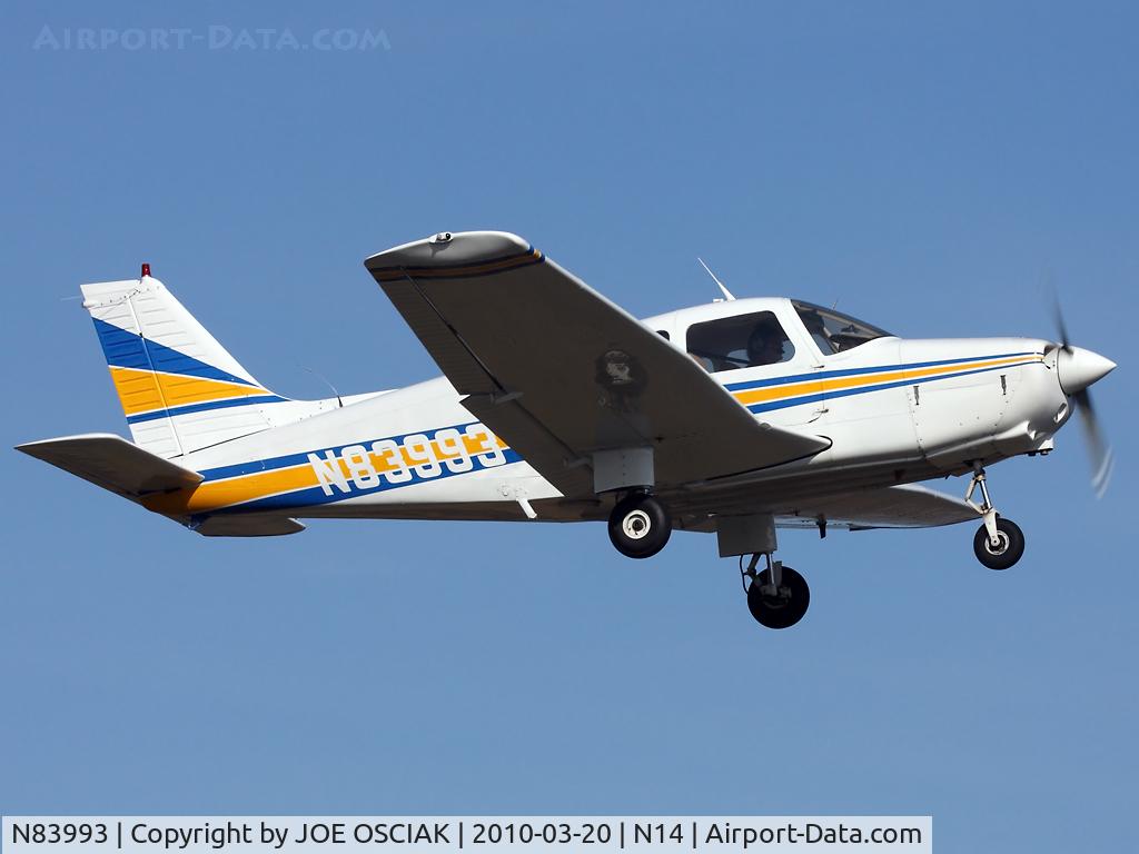 N83993, 1981 Piper PA-28-161 C/N 28-8216007, leaving N14