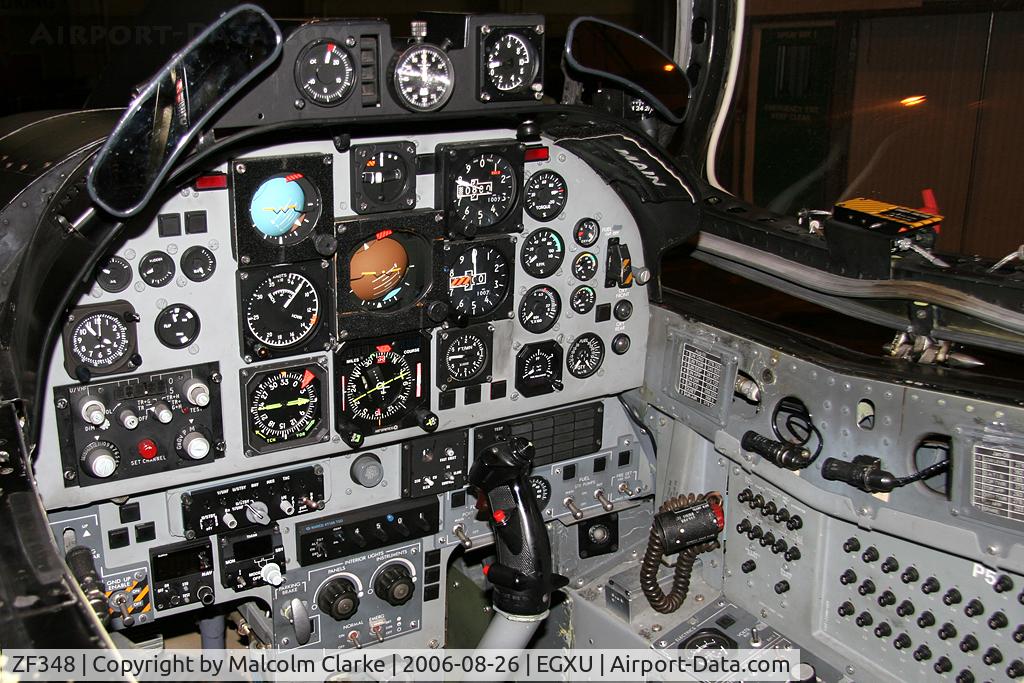 ZF348, Short S-312 Tucano T1 C/N S112/T83, Short S-312 Tucano T1 - the front seat - at RAF Linton-on-Ouse in 2006.