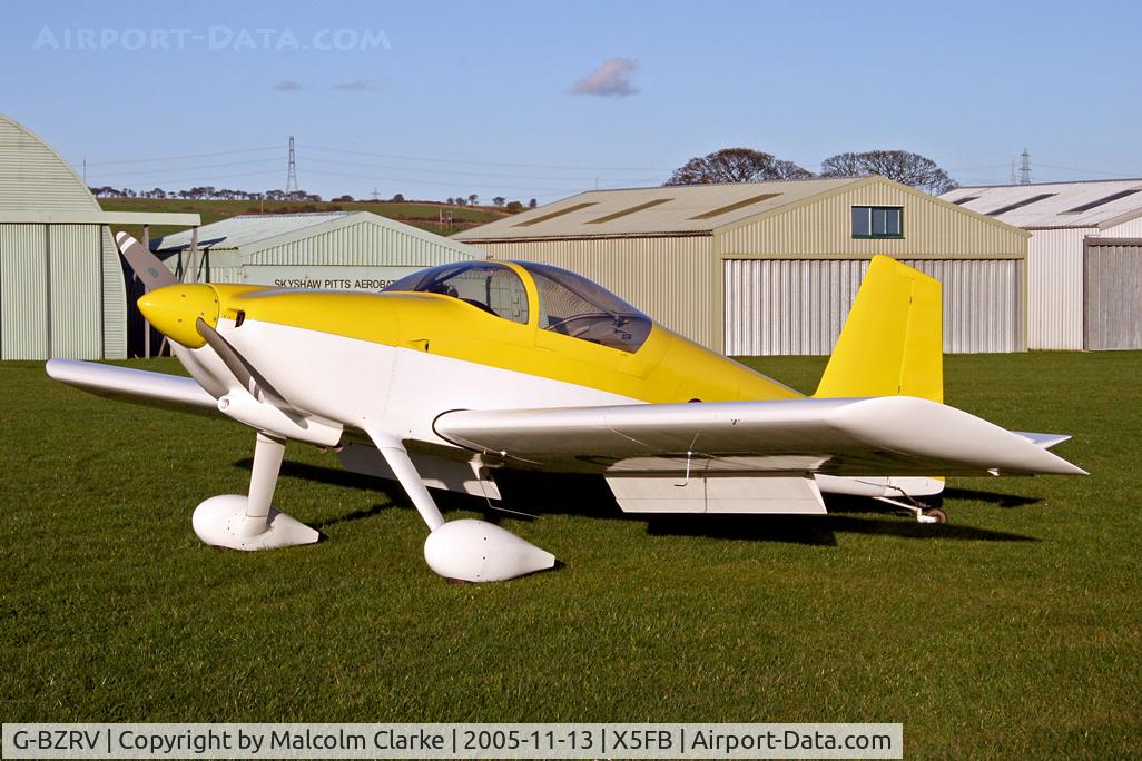 G-BZRV, 2002 Vans RV-6 C/N PFA 181A-13573, Vans RV-6 at Fishburn Airfield, UK in 2005.