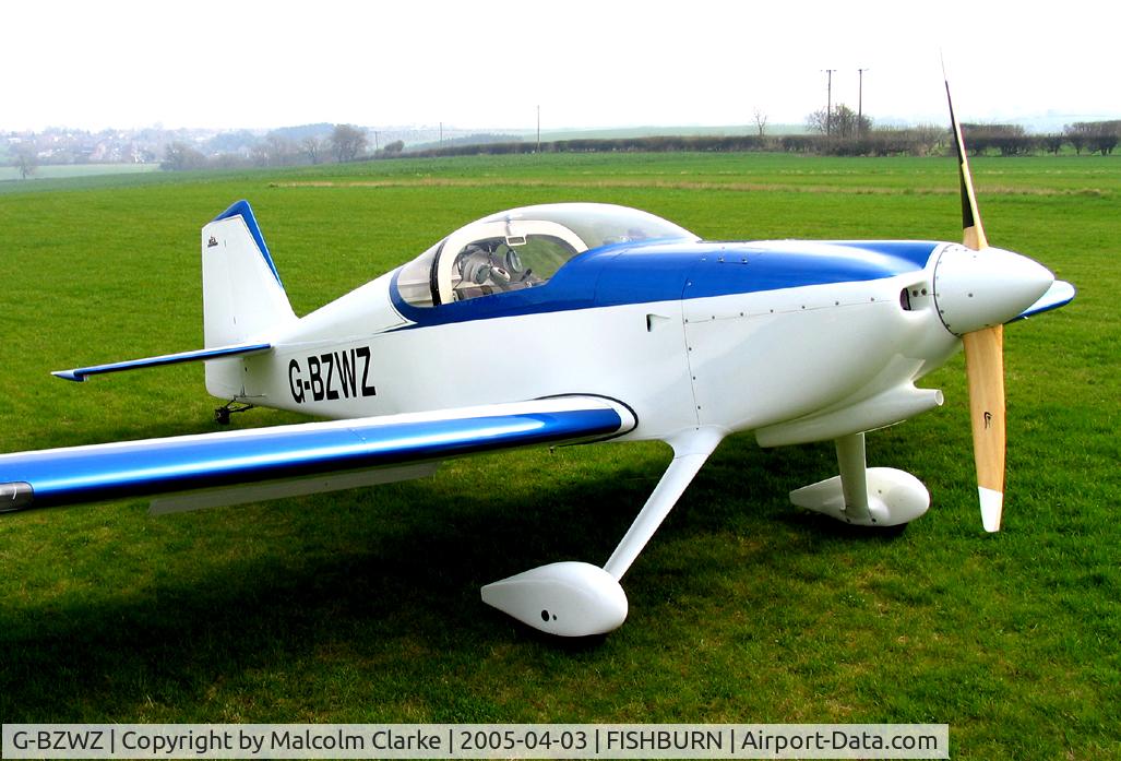 G-BZWZ, 2003 Van's RV-6 C/N PFA 181A-13419, Van's RV-6 at Fishburn Airfield in 2005.