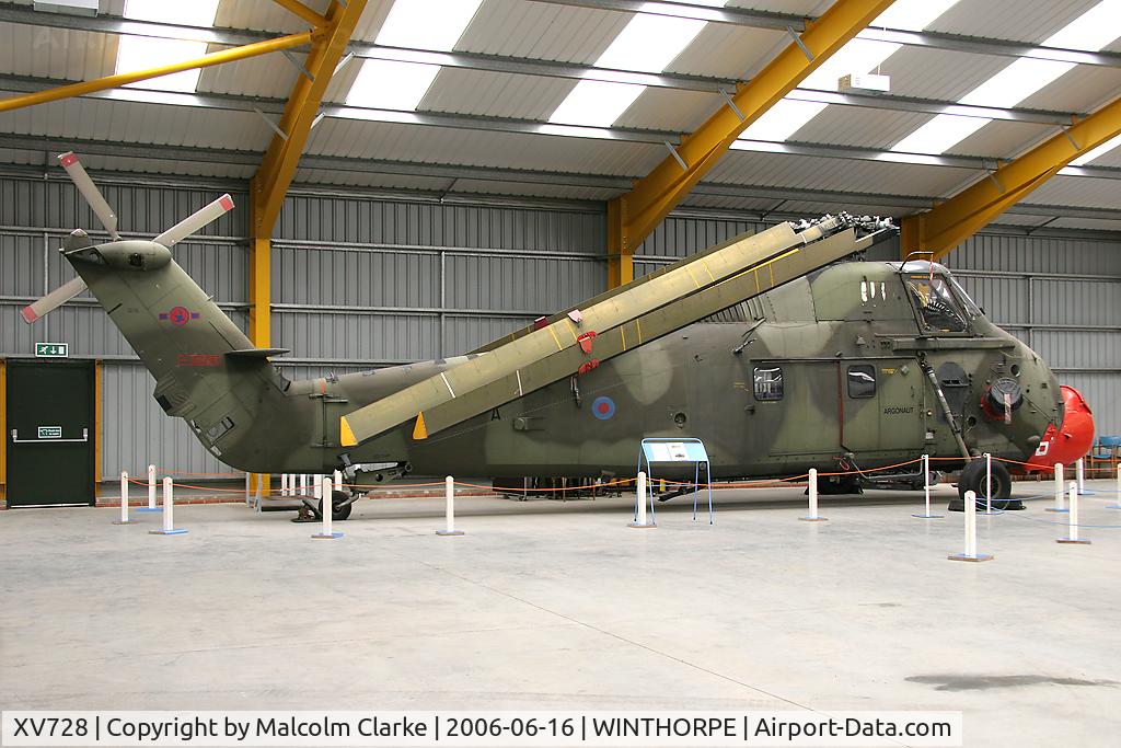 XV728, 1968 Westland Wessex HC.2 C/N WA623, Westland Wessex HC2. At Newark Air Museum, Winthorpe in 2006.