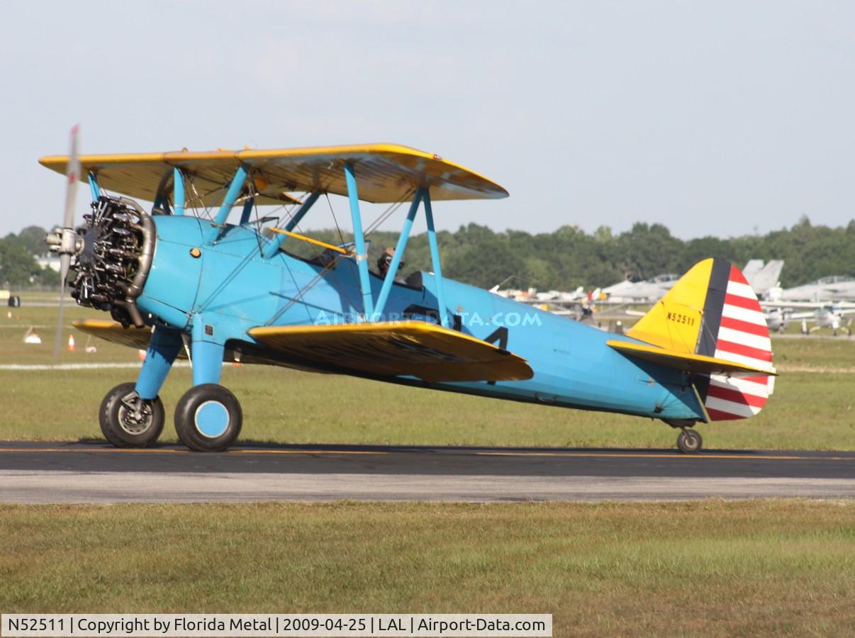 N52511, 1942 Boeing A75N1(PT17) C/N 75-2213, Stearman PT-17