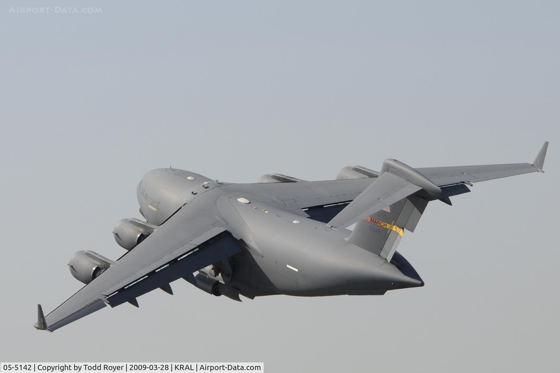 05-5142, 2005 Boeing C-17A Globemaster III C/N P-142, Riverside Airshow 2009